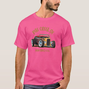 Camiseta Pike Creek Delaware USA Hotrod Vintage Style D