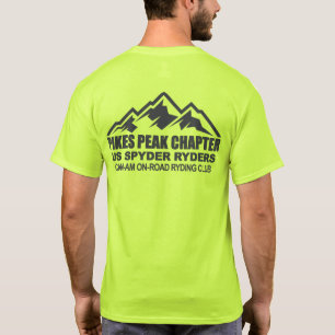Camiseta Pikes Peak Chapter - Pikes Peak Mountain - blues