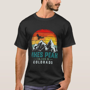 Camiseta Pikes Peak Mountain Colorado Senderismo Tra