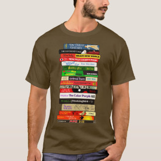 Camiseta Pila clásica de libros prohibidos
