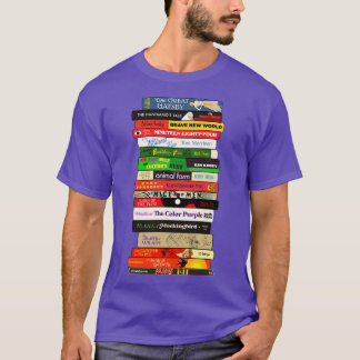 Camiseta Pila clásica de libros prohibidos