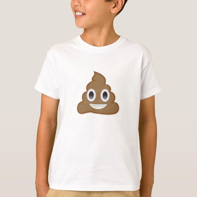 Camiseta Pila de emoji de Poo (Anverso)