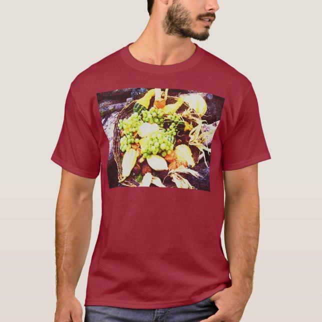 Camiseta "Pila De Frutos" Foto Cuta. ¡Hazte con una en Zazz (Anverso)