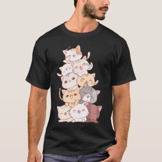 Camiseta Pila De Gatos Gatitos Cute Gatos Gatitos Pile Anim