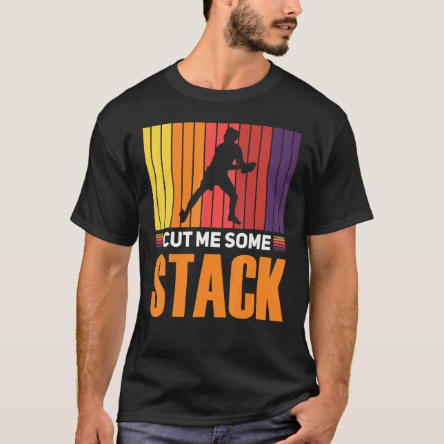 Camiseta Pila de golf de disco de Frisbee (Anverso)