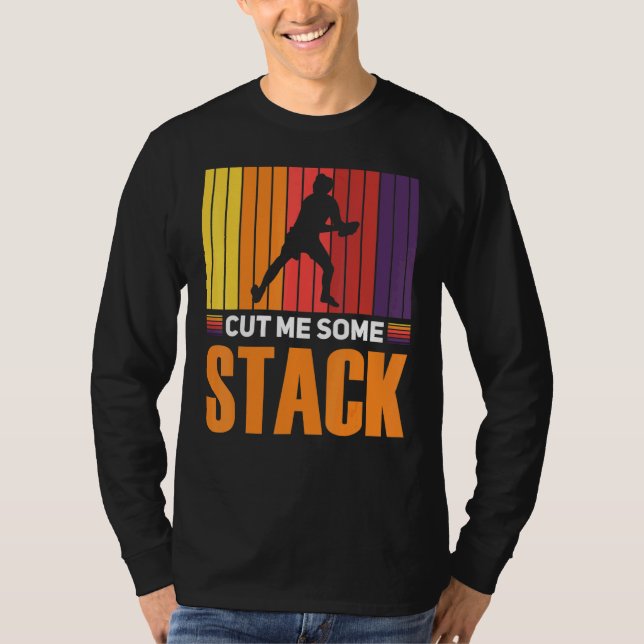 Camiseta Pila de golf de disco de Frisbee (Anverso)