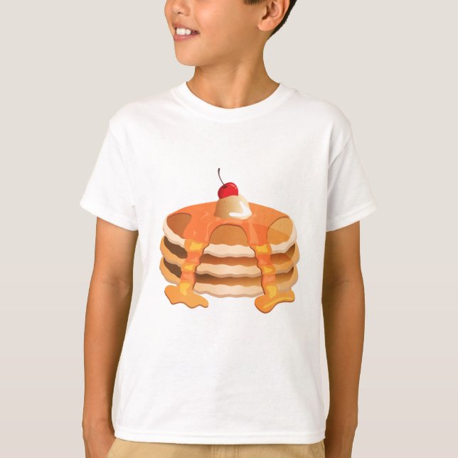 Camiseta Pila de la crepe (Anverso)