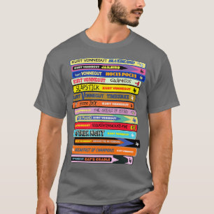 Camiseta Pila de libros de Vonnegut