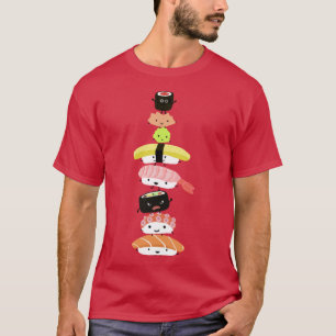 Camiseta Pila de Sushi
