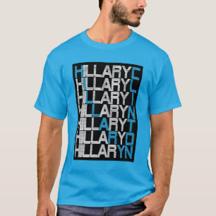 Camiseta pila de tipo hillary clinton