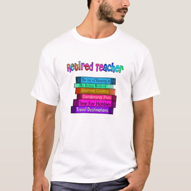 Camiseta Pila jubilada de los regalos del profesor de (Anverso)