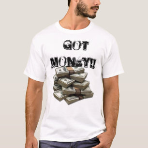 Camiseta ¡pila-o-dinero, conseguido el dinero!!