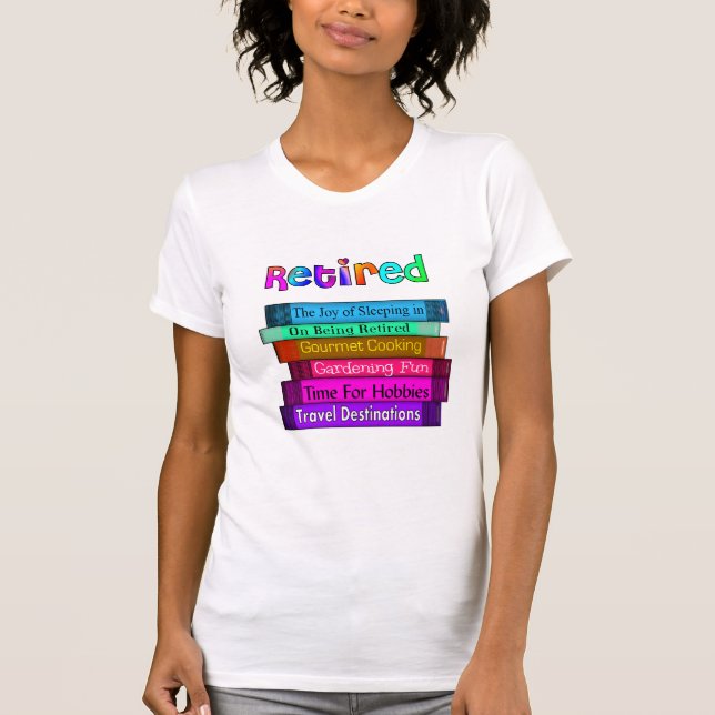 Camiseta Pila única de los regalos del retiro de diseño de (Anverso)