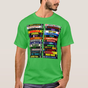 Camiseta Pila VHS de ciencia ficción