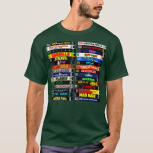 Camiseta Pila VHS de ciencia ficción