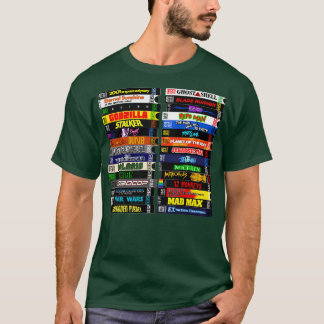 Camiseta Pila VHS de ciencia ficción