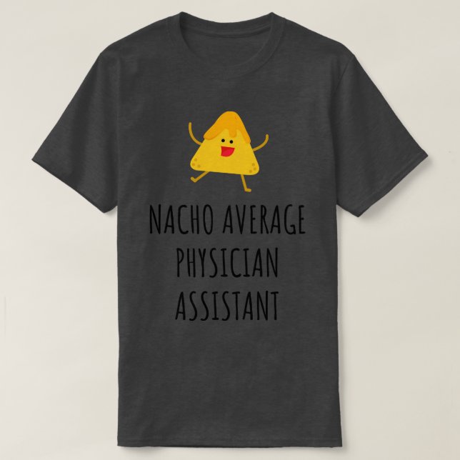 Camiseta Pilar de asistente médico medio (Diseño del anverso)