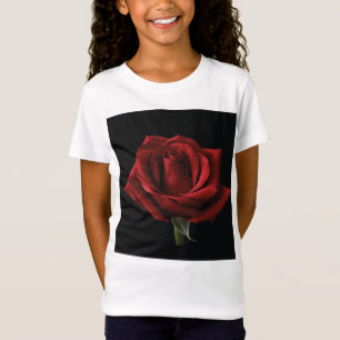 Camiseta Pilar de lanzamiento de rosa roja
