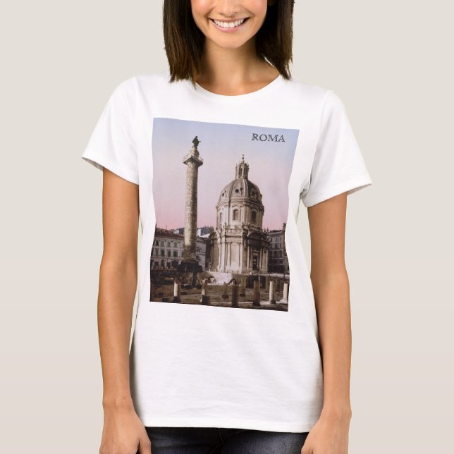 Camiseta Pilar de Trajano en Roma (feat. 1900) (Anverso)