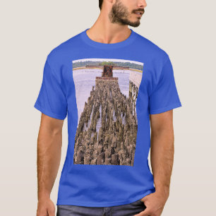 Camiseta Pilares antiguos del caballete ferroviario 1