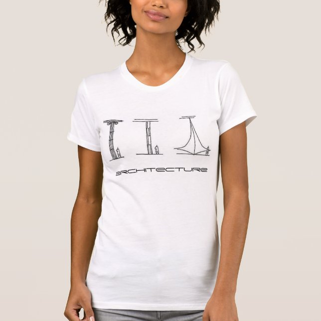 Camiseta Pilares da arquitetura (Anverso)