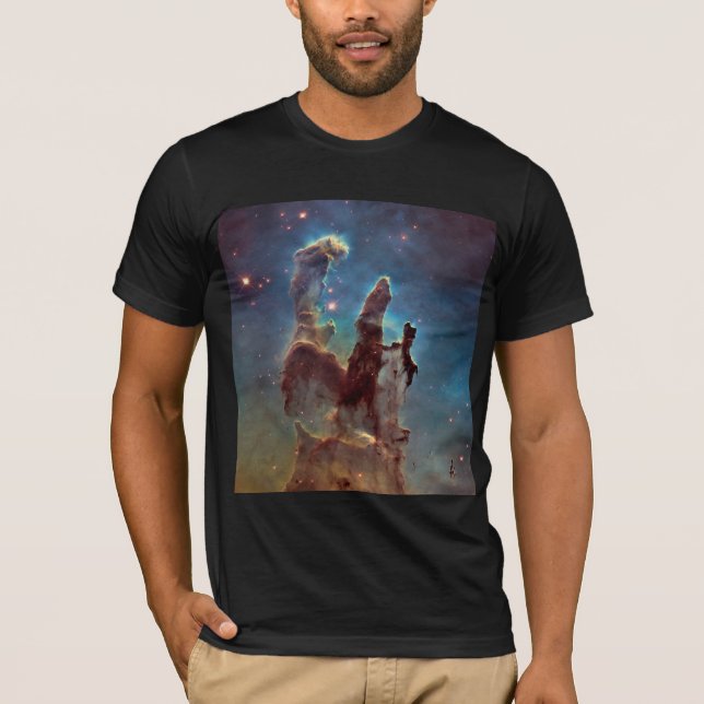 Camiseta Pilares de la Creación, Águila Nebulosa Espacio Hu (Anverso)
