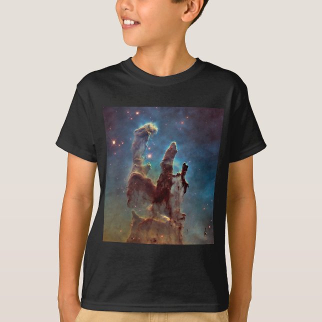 Camiseta Pilares de la Creación, Águila Nebulosa Espacio Hu (Anverso)