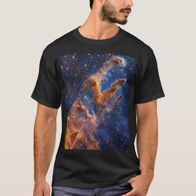 Camiseta Pilares de la creación del telescopio espacial Jam (Anverso)