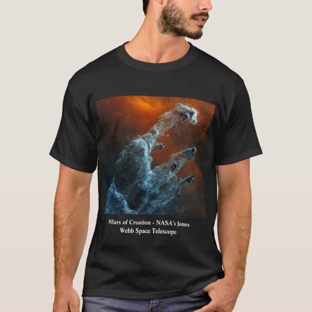 Camiseta Pilares de la creación del telescopio espacial Jam (Anverso)
