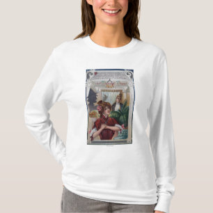 Camiseta Pilares de la mujer y del hombre en lados
