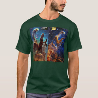 Camiseta Pilares del elescopio del espacio web para imágene