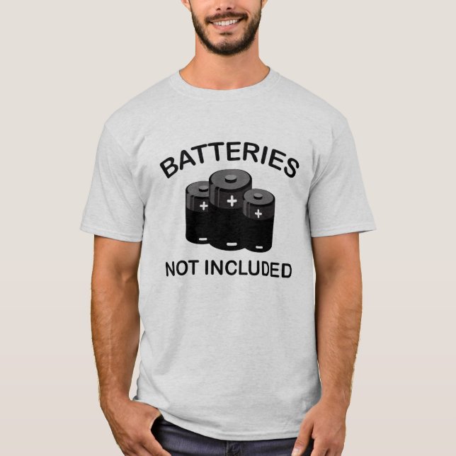 Camiseta Pilas no incluidas (Anverso)