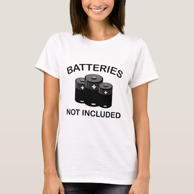 Camiseta Pilas no incluidas (Anverso)