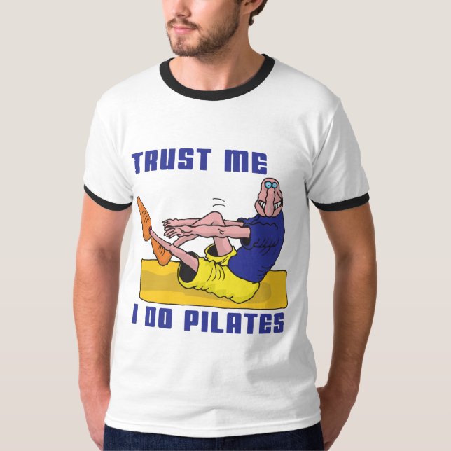 Camiseta Pilates divertido (Anverso)