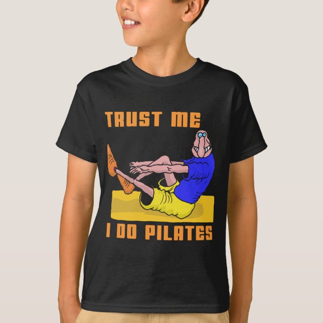 Camiseta Pilates divertido (Anverso)