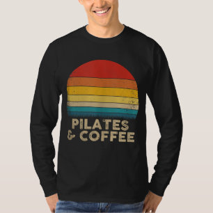 Camiseta Pilates divertidos y café - Estilo de época
