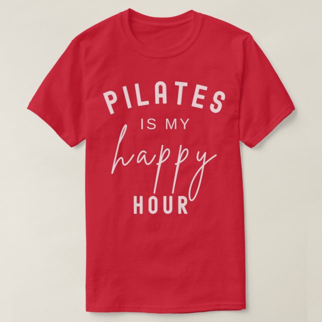 Camiseta Pilates Es Mi Hora Feliz 7 (Diseño del anverso)
