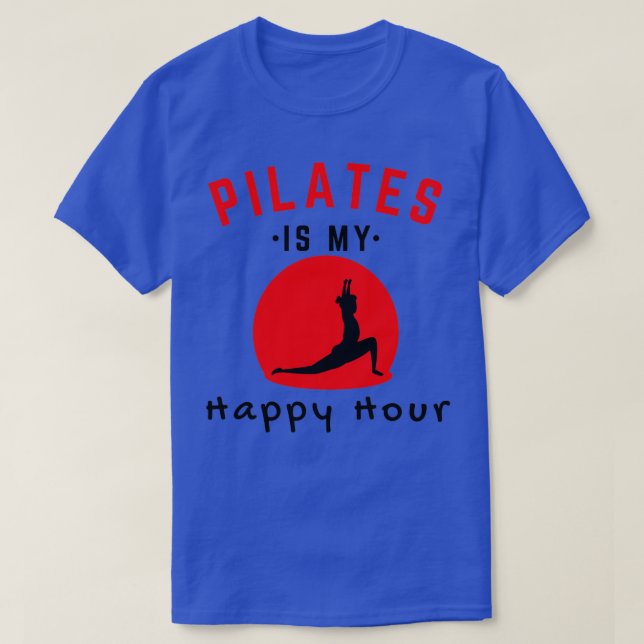Camiseta Pilates Es Mi Hora Feliz 9 (Diseño del anverso)