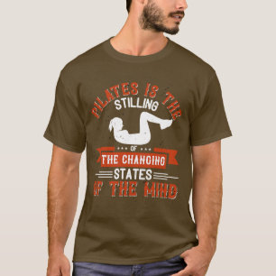 Camiseta Pilates Está Estimando Los Cambios De Estado De La