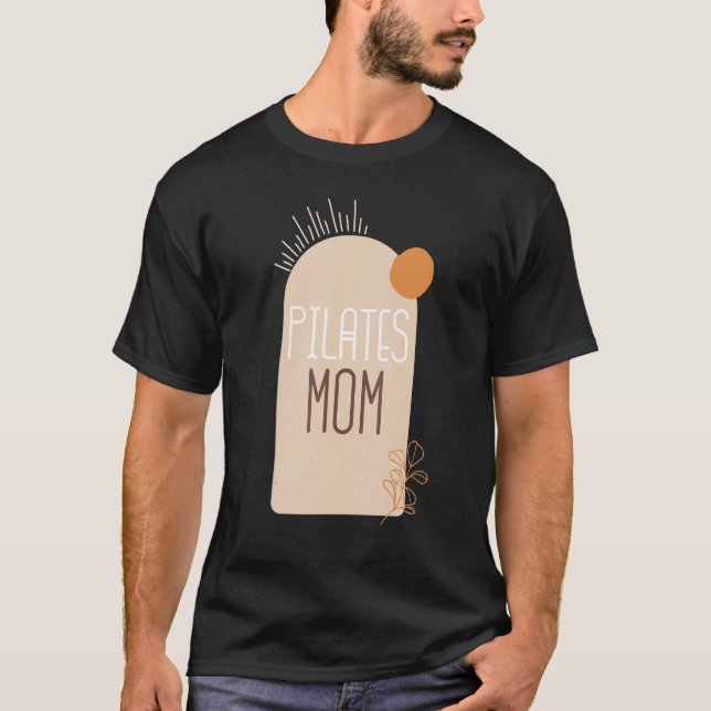 Camiseta Pilates Mom Boho Vintage Style (Anverso)