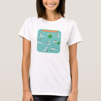 Camiseta Pilates para los amantes del café