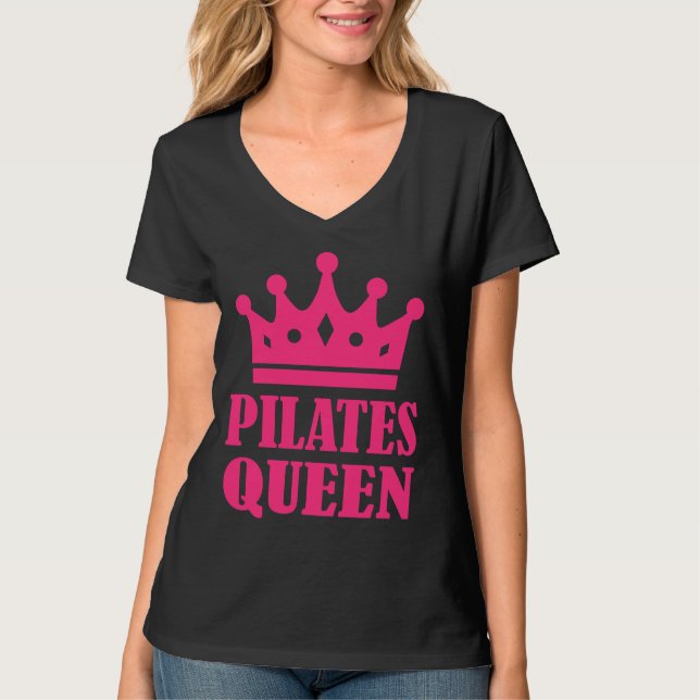 Camiseta Pilates Queen Crown (Anverso)