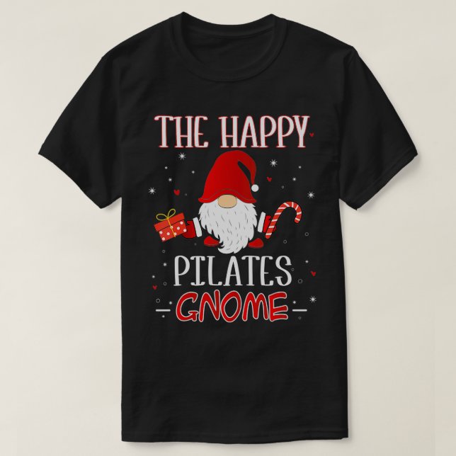 Camiseta Pilates XMas Gnome Navidad Group Costume (Diseño del anverso)