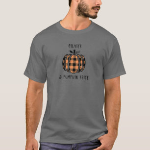 Camiseta Pilates Y Gimnasio De Las Especias De Calabaza Cae
