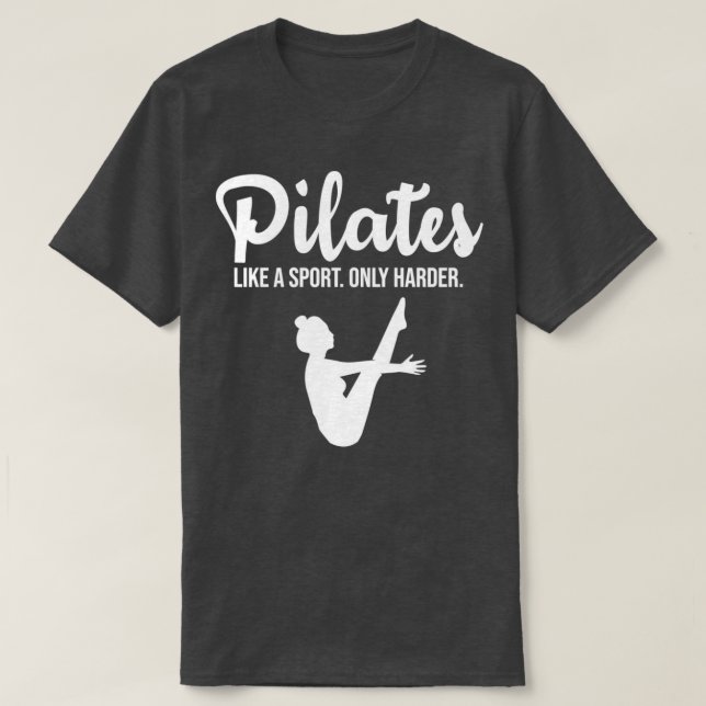 Camiseta Pilatos como deporte sólo más duro (Diseño del anverso)