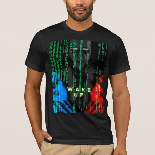 Camiseta píldora azul o píldora roja  (Anverso)