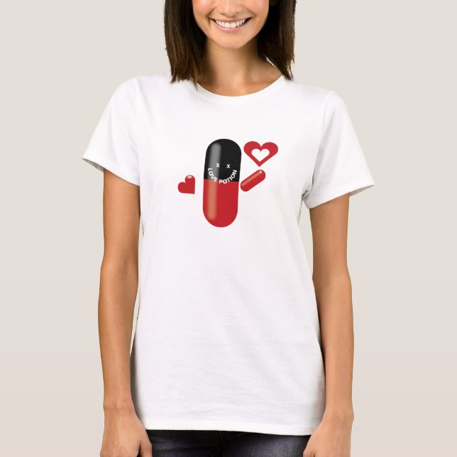 Camiseta Píldora de poción de amor (Anverso)