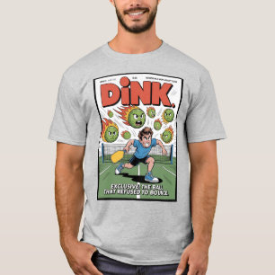 Camiseta Píldora Divertida de Pickleball que se Negó a Bota