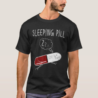 Camiseta Píldora para dormir Insomnio Farmacia Enfermera Pu