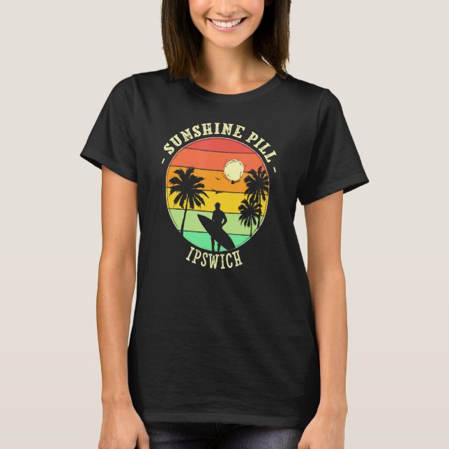 Camiseta Píldora solar Ipswich Summer Massachusetts Tropica (Anverso)